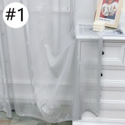 Läpikuultavat Ikkunaverhot Elegantit Voile-Verhot Olohuoneeseen