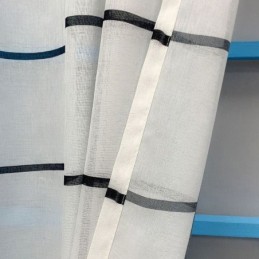 Ristikkokuvioinen Voile-Verho Mittatilaustyönä, Läpikuultavat Verhot Olohuoneeseen, Makuuhuoneeseen