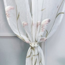 Modernit Kirjaillut Tylliverhot Ruokokankaasta, Ohut Voile, Olohuone, Makuuhuone