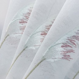 Modernit Kirjaillut Tylliverhot Ruokokankaasta, Ohut Voile, Olohuone, Makuuhuone