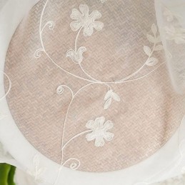 Valkoiset Läpikuultavat Verhot, Kirjailtu Ikkunaverho, Mittatilaustyönä Tehty Verho, Olohuone, Makuuhuone