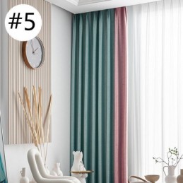 Geometriset Jacquard-Verhot Pimennysverhoilla Olohuoneeseen