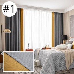 Geometriset Jacquard-Verhot Pimennysverhoilla Olohuoneeseen