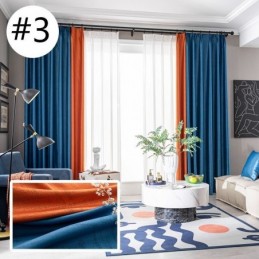 Geometriset Jacquard-Verhot Pimennysverhoilla Olohuoneeseen