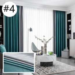 Geometriset Jacquard-Verhot Pimennysverhoilla Olohuoneeseen