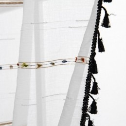 Nordic Sheer -Verhot Raidallinen Kuviollinen Puolivoilee