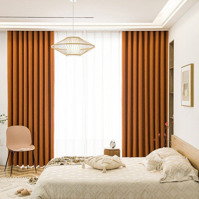 Pimennysverho Mittatilaustyönä Tehty Verho Brodeeratut Verhot Lämpöeristetty Olohuone