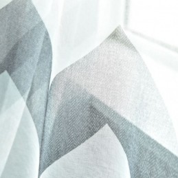 Pohjoismainen Yksinkertainen Läpikuultava Verho Mittatilaustyönä Tehty Aaltoileva Kuviollinen Olohuoneen Verho