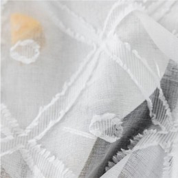 Herkkä Läpikuultava Verho Mittatilaustyönä Tehty Verho, Kirjailtu Tylliverho Olohuoneeseen