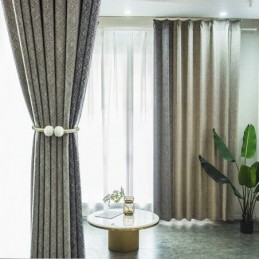 Pohjoismaiset Tilkkutäkkiverhot, Yksivärinen, Pimentävä Olohuone