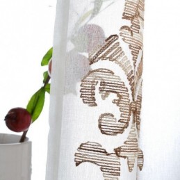 Brodeerattu Tylliverho Mittatilaustyönä Tehty Verho Moderni Voile-Harsoverhot Olohuoneeseen Makuuhuoneeseen