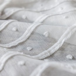 Valkoinen Läpikuultava Verho Mittatilaustyönä Tehty Verho, Kirjailtu Tylliverho Olohuoneeseen