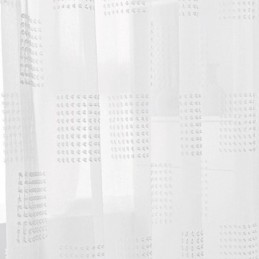 Nordic Sheer Curtain Mittatilaustyönä Tehty Kohokuvioitu Tylli Olohuone Makuuhuone