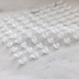 Nordic Sheer Curtain Mittatilaustyönä Tehty Kohokuvioitu Tylli Olohuone Makuuhuone