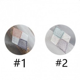 Mittatilaustyönä Tehty Ylellinen Kirjontaverho, Kodin Sisustus, Läpikuultava Olohuone, Makuuhuone