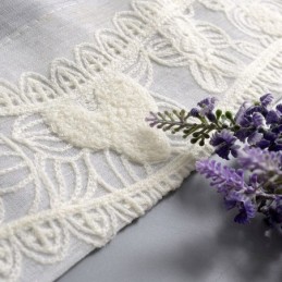 Brodeerattu Läpikuultava Verho Mittatilaustyönä Tehty Minimalistinen Klassinen Voile-Verho Olohuone Makuuhuone