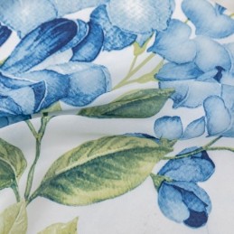 Moderni Läpikuultava Verho Mittatilaustyönä, Kasvikuvioinen Voile-Verho Olohuoneen Parvekkeelle