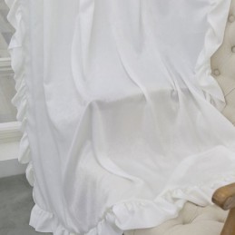 Samettiset Läpikuultavat Verhot, Yksivärinen Ikkuna, Voile-Paneelit, Olohuone, Makuuhuone