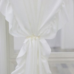 Samettiset Läpikuultavat Verhot, Yksivärinen Ikkuna, Voile-Paneelit, Olohuone, Makuuhuone