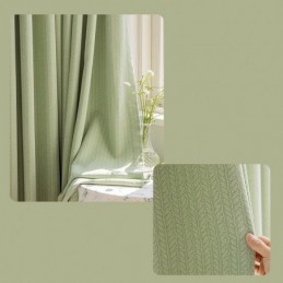 Lehdet Jacquard-Verhot Pimennys Olohuoneeseen