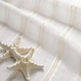 Nordic Sheer -Verho Mittatilaustyönä, Raidallinen Tylliverho Olohuoneeseen, Makuuhuoneeseen