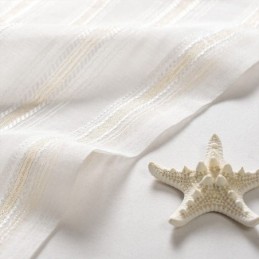 Nordic Sheer -Verho Mittatilaustyönä, Raidallinen Tylliverho Olohuoneeseen, Makuuhuoneeseen