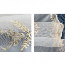 Klassinen Läpikuultava Verho Mittatilaustyönä Tehty Verho Peurakirjailtu Tylliverhot Olohuoneeseen