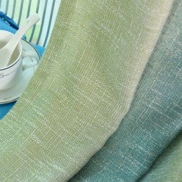 Yksinkertainen Puolipimennysverho Mittatilaustyönä Tehty Värikkäiden Raitojen Kuviollinen Olohuoneen Verho