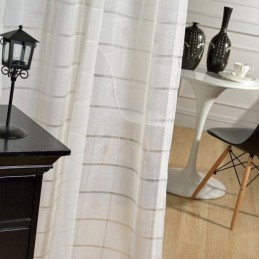 Geometrinen Jacquard-Kuvioinen Läpikuultava Verho Mittatilaustyönä Tehty Verho Ylellinen Tulli Olohuone Makuuhuone