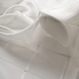 Geometrinen Jacquard-Kuvioinen Läpikuultava Verho Mittatilaustyönä Tehty Verho Ylellinen Tulli Olohuone Makuuhuone