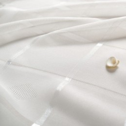 Geometrinen Jacquard-Kuvioinen Läpikuultava Verho Mittatilaustyönä Tehty Verho Ylellinen Tulli Olohuone Makuuhuone