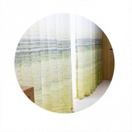 Pohjoismaisen Tyylin Läpikuultava Verho Mittatilaustyönä Tehty Verho Painettu Voile-Kuvio Olohuoneeseen Makuuhuoneeseen