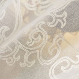 Brodeerattu Läpikuultava Verho Mittatilaustyönä, Valkoinen Sisustus, Ikkunan Viimeistely, Olohuone, Makuuhuone