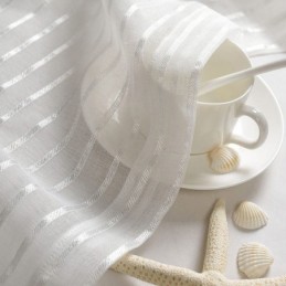 Elegantti Valkoinen Tylliverho Mittatilaustyönä Tehty Verho, Läpikuultava Olohuone, Makuuhuone