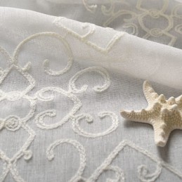 Nordic Voile -Verho Mittatilaustyönä Tehty Verho Brodeerattu Läpikuultava Verho Olohuone Makuuhuone