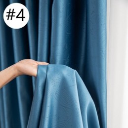 Geometriset Jacquard-Verhot Pimennysverhoilla Olohuoneeseen