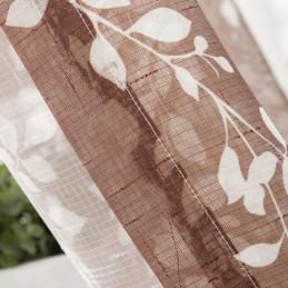 Yksinkertaisuuspainettu Läpikuultava Verho Mittatilaustyönä, Verhon Lehdet Tyllistä Olohuoneeseen