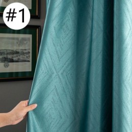 Geometriset Jacquard-Verhot Pimennysverhoilla Olohuoneeseen