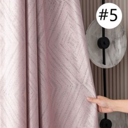 Geometriset Jacquard-Verhot Pimennysverhoilla Olohuoneeseen