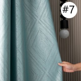 Geometriset Jacquard-Verhot Pimennysverhoilla Olohuoneeseen