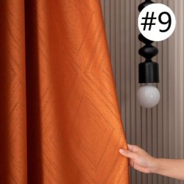 Geometriset Jacquard-Verhot Pimennysverhoilla Olohuoneeseen