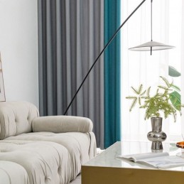 Pohjoismaiset Tilkkutäkkiverhot, Yksivärinen, Pimentävä Olohuone