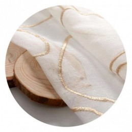 Moderni Kirjailtu Tylliverho Mittatilaustyönä Tehty Verho Voile Läpikuultava Olohuone