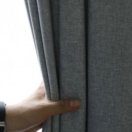 Klassinen Huonetta Tummentava Verho Mittatilaustyönä Tehty Verho Minimalistinen Yksivärinen Pimentävä Olohuone Makuuhuone