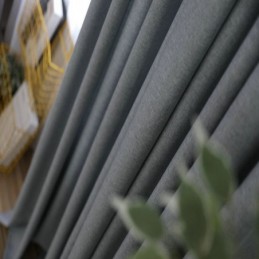 Klassinen Huonetta Tummentava Verho Mittatilaustyönä Tehty Verho Minimalistinen Yksivärinen Pimentävä Olohuone Makuuhuone