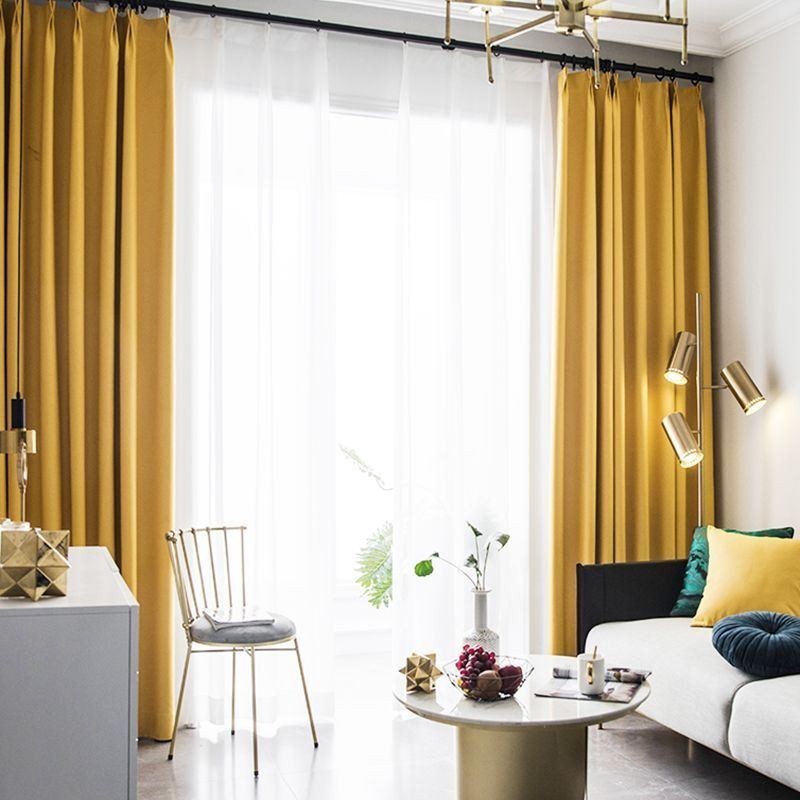 Moderni Pimennysverho Mittatilaustyönä, Yksivärinen Pellavaverho Olohuoneeseen, Makuuhuoneeseen