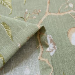 Puuvillasta Ja Pellavasta Valmistettu Pimennysverho Mittatilaustyönä, Amerikkalaistyylinen Painatus, Hengittävä Ikkunapaneeli, Makuuhuone