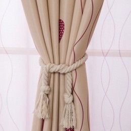 Sydänkuvioiset Ikkunapaneelin Huoneen Tummentavat Verhot Olohuoneeseen Ja Makuuhuoneeseen