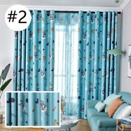 Pimennysverho Mittatilaustyönä Lastenhuoneeseen Piirrettyyn Verhoon