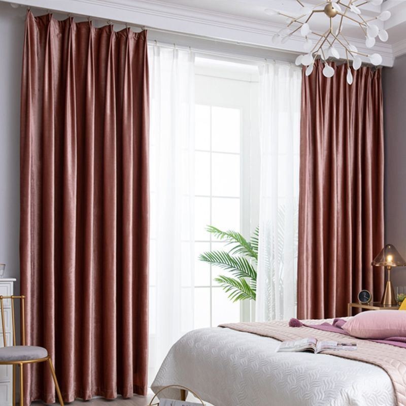 Max Blackout -Verho Mittatilaustyönä, Yksivärinen Polypropeeniverho Makuuhuoneeseen